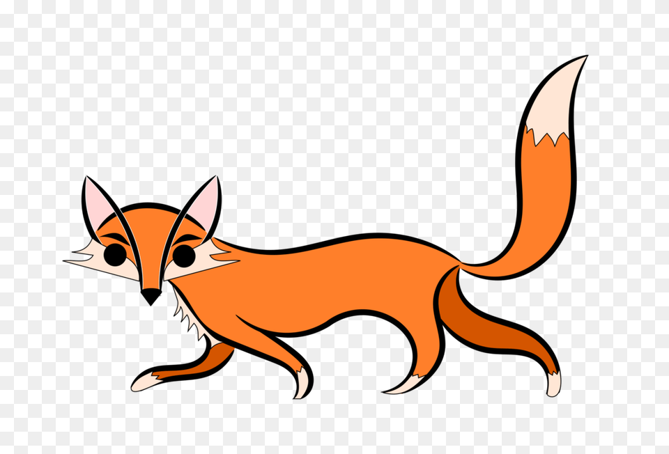 Red Fox Drawing, Animal, Fish, Sea Life, Shark Free Png