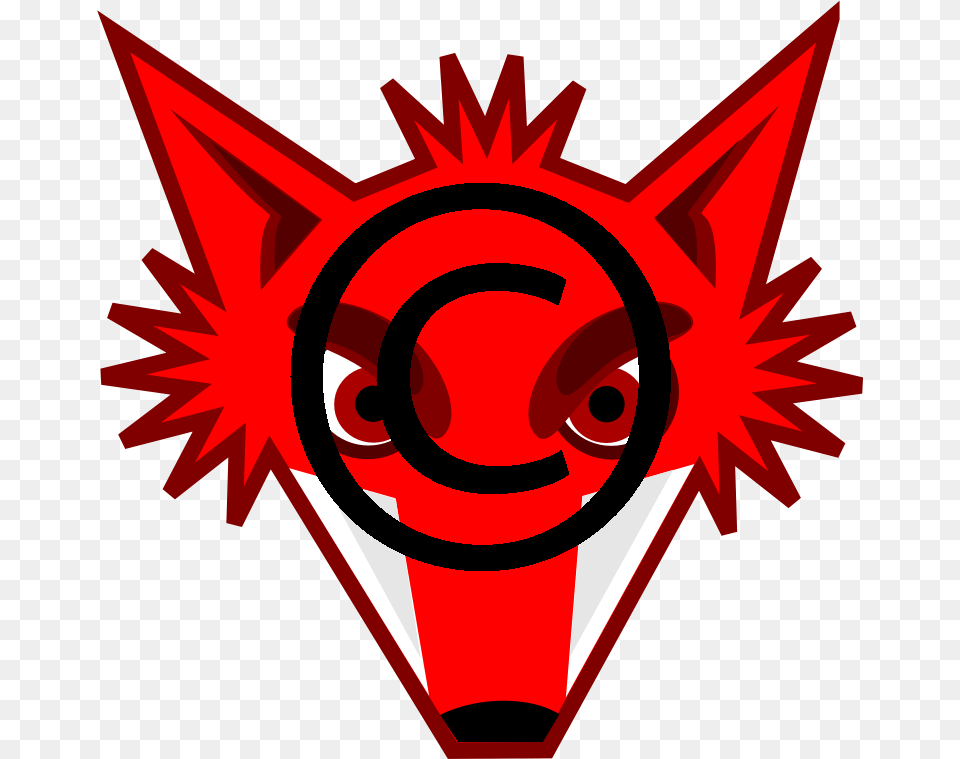 Red Fox Head Cartoon, Emblem, Symbol, Logo, Dynamite Free Png Download