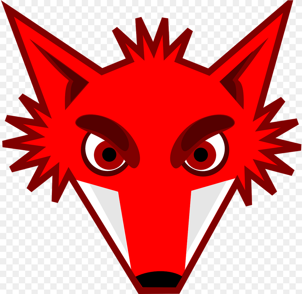 Red Fox Head Svg Clip Arts Fox Red Face Clipart, Logo Free Png Download