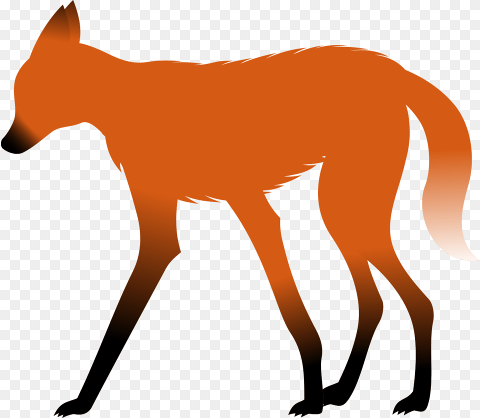 Red Fox Maned Wolf Animal Clip Art Maned Wolf Clipart, Canine, Mammal, Red Wolf, Coyote Free Png