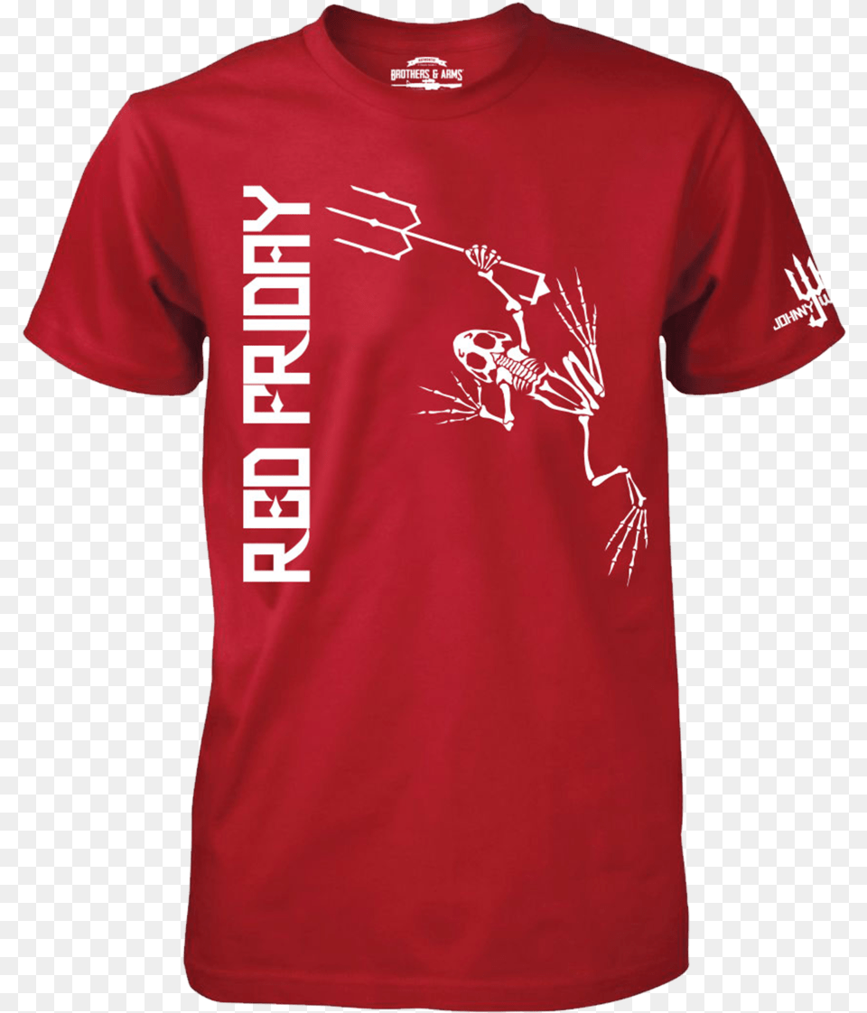 Red Friday Johnny Walker Edition Tee, Clothing, Shirt, T-shirt, Person Png