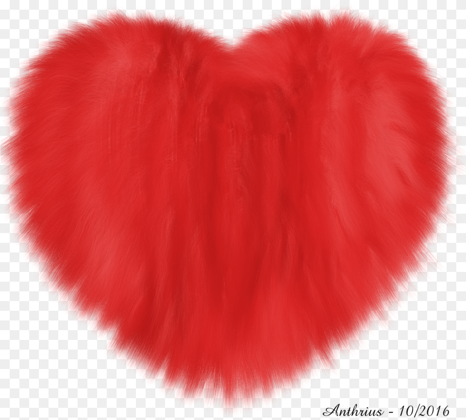 Red Furry Heart Furry Heart Free Png