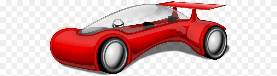 Red Future Car Cartoon Cars Vehicle Automobile Future Car Clipart, Sports Car, Transportation, Coupe, Machine Png