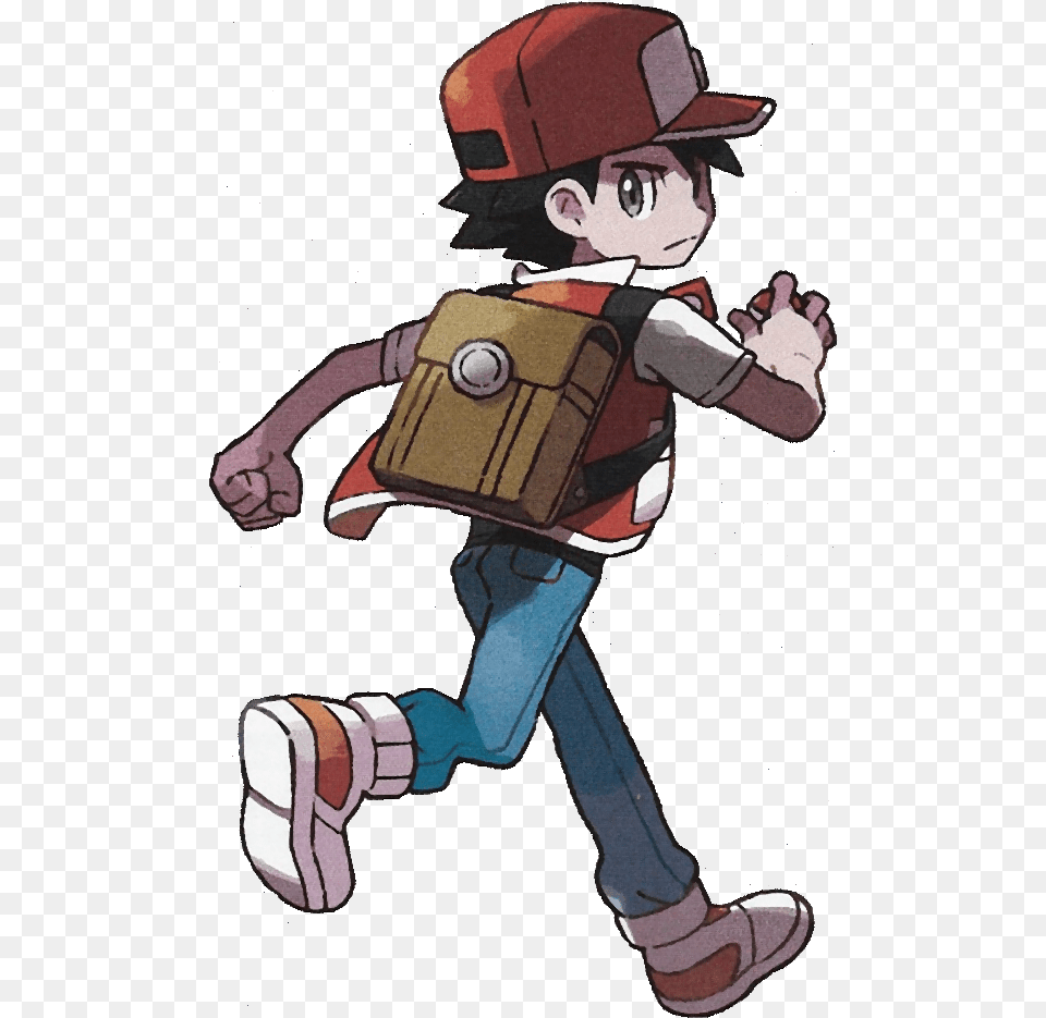 Red Game Bulbapedia The Communitydriven Pokmon Pokemon Trainer Red Go, Baby, Person, Face, Head Free Png