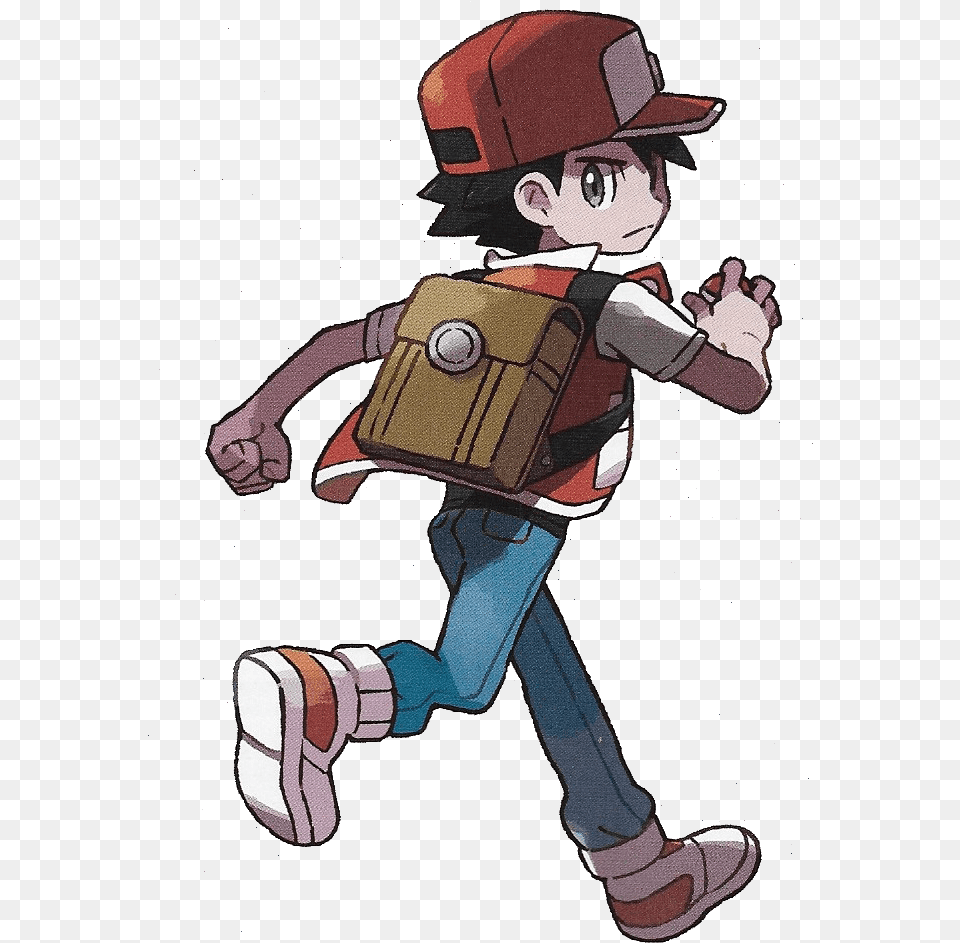 Red Game Pokmon Wiki Fandom Pokemon Trainer, Baby, Person, Face, Head Free Png Download