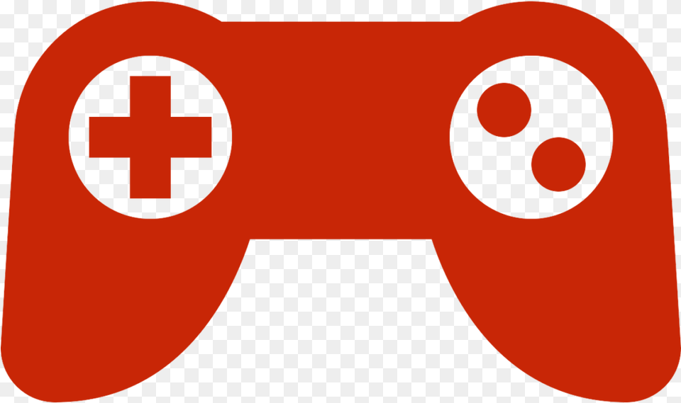 Red Gaming Controller Logo Video Game Clipart, Electronics Free Transparent Png