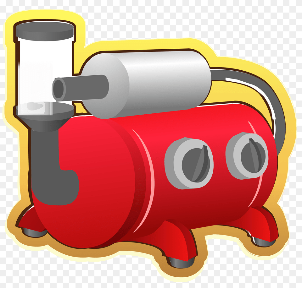 Red Gas Tank Clipart, Machine, Dynamite, Weapon, Motor Png Image