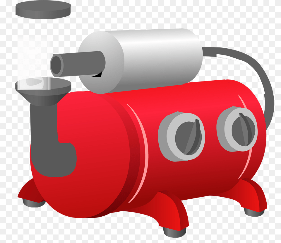 Red Gas Tank Clipart, Machine, Dynamite, Weapon, Motor Png Image