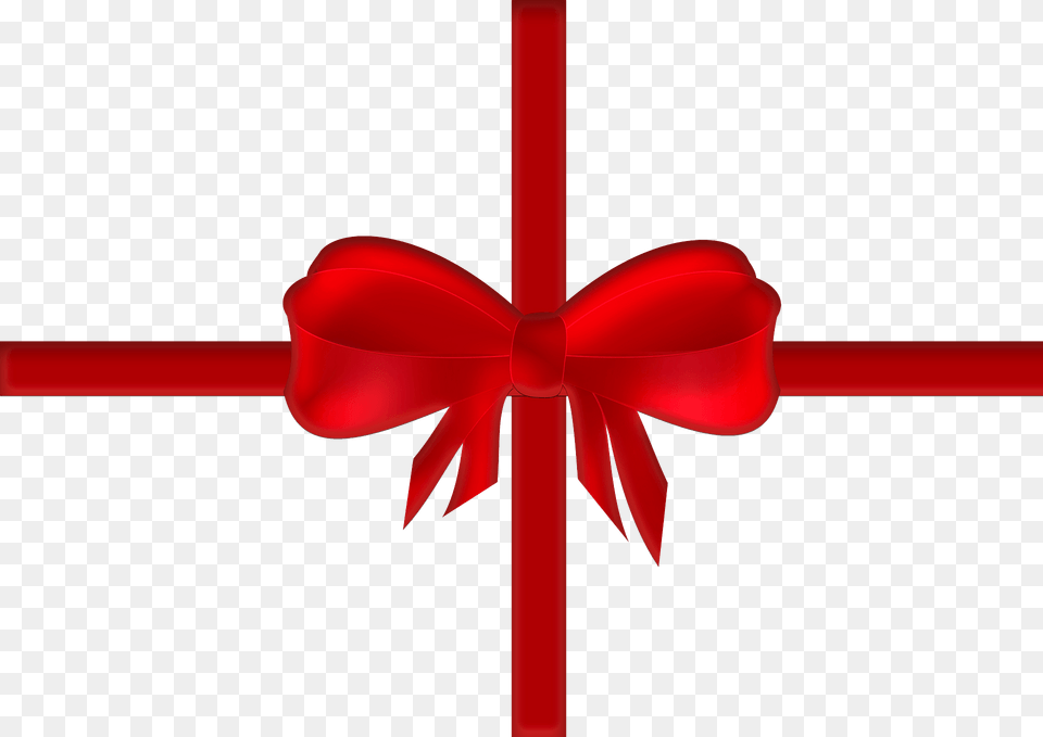 Red Gift Bow Clipart Free Png Download