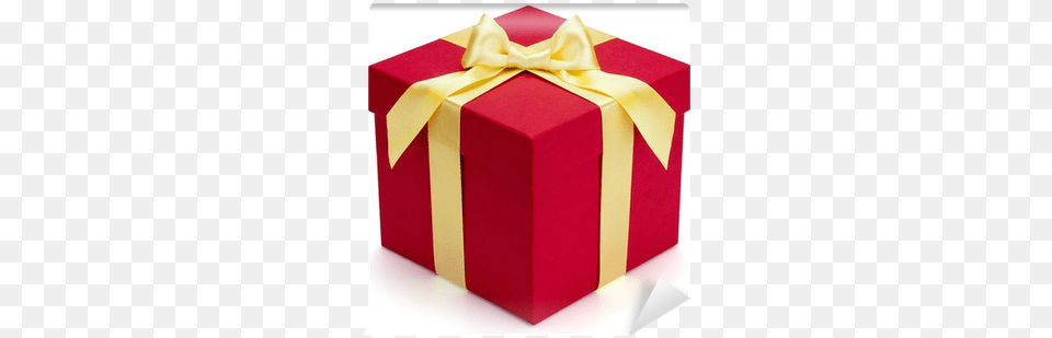 Red Gift Box With Yellow Ribbon And Bow Wall Mural U2022 Pixers We Live To Change Sorteo Fin De 2019 Png Image