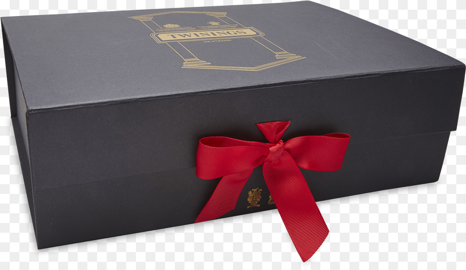 Red Gift Ribbon Black Gift Box With Red Ribbon Box, Accessories, Formal Wear, Tie, Cardboard Free Transparent Png
