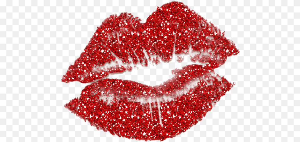 Red Glitter Lips Transparent Image Glitter Lips Transparent Background, Cosmetics, Lipstick, Person, Body Part Png