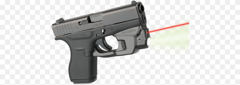 Red Glock Gripsense Glock 43 Laser Light, Firearm, Gun, Handgun, Weapon Free Png