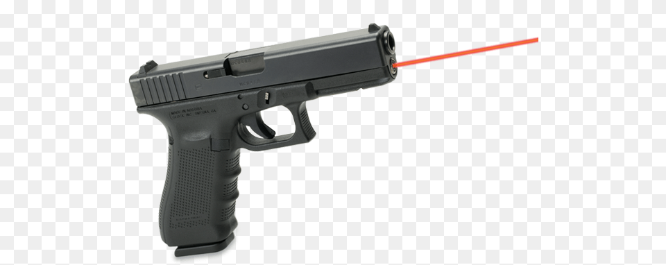 Red Glock Guide Rod Laser, Firearm, Gun, Handgun, Weapon Png