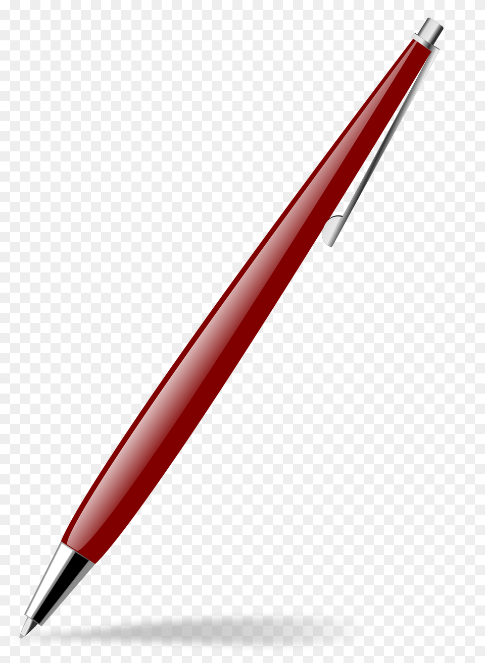 Red Glossy Pen Clipart, Blade, Dagger, Knife, Weapon Png