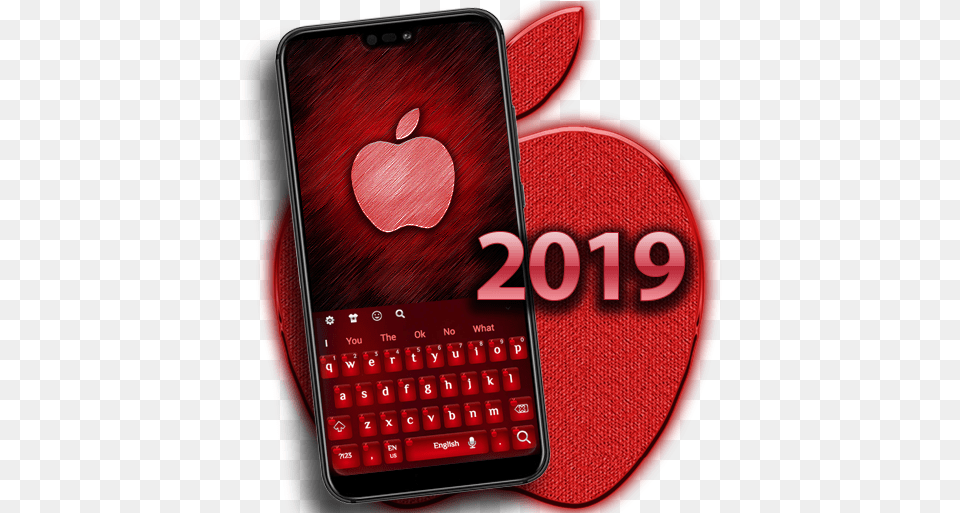 Red Glow Apple Keyboard Google Play Office Equipment, Electronics, Mobile Phone, Phone Free Png