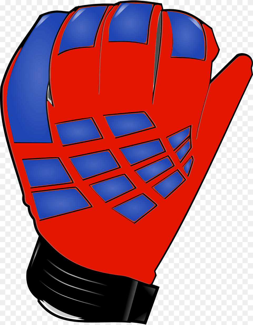 Red Goalkeepers Glove Left Clipart, Baseball, Baseball Glove, Clothing, Sport Free Png Download