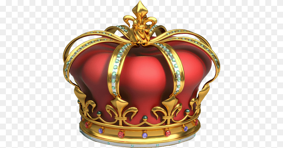 Red Gold King Crown, Accessories, Jewelry, Locket, Pendant Free Png