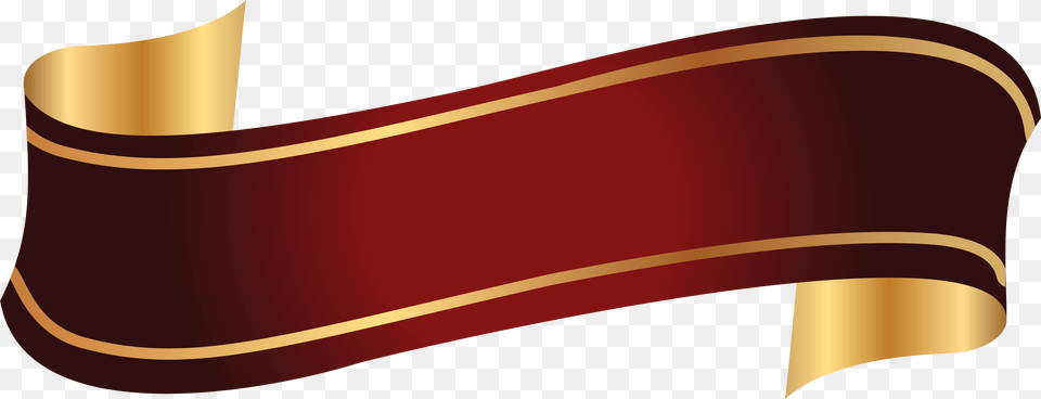 Red Gold Ribbon, Text, Document, Scroll Free Png