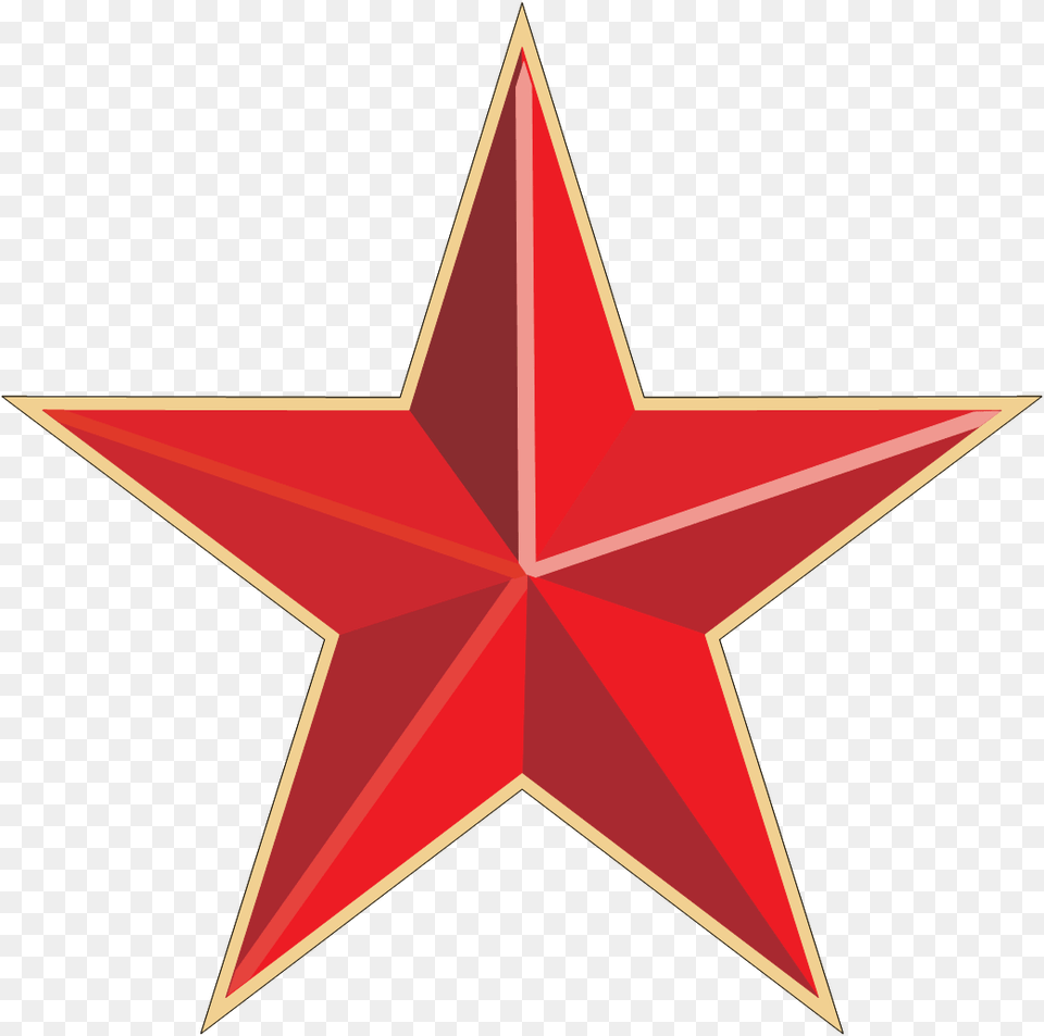 Red Gold Star, Star Symbol, Symbol Free Transparent Png