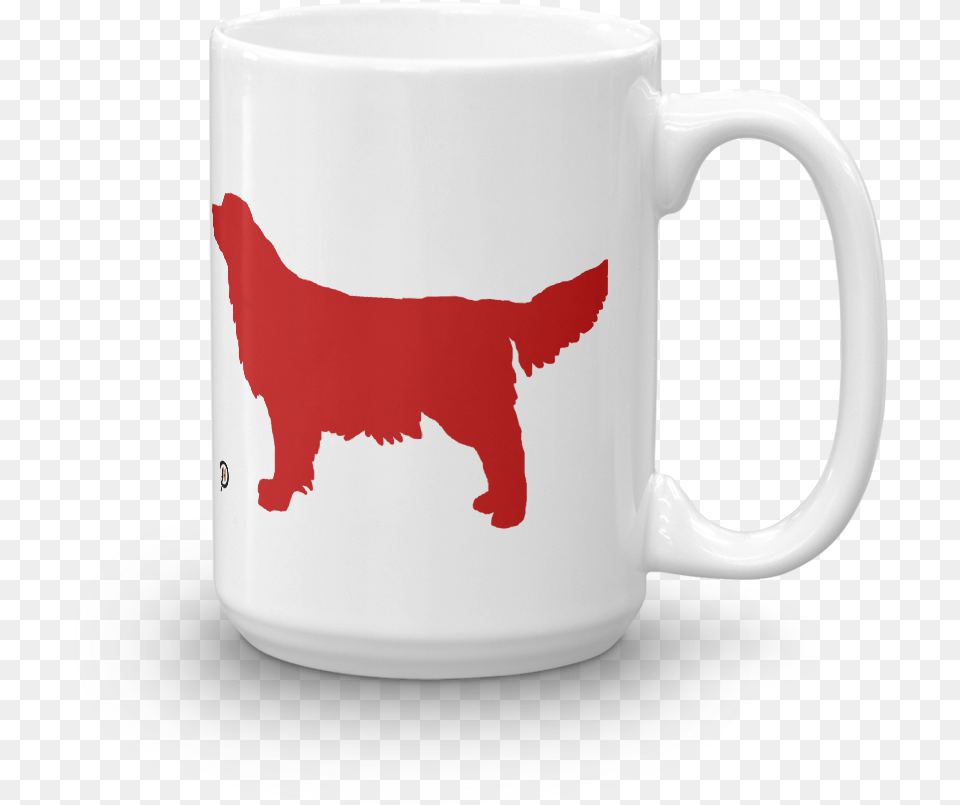 Red Golden Retriever Mug Mug, Cup, Saucer, Beverage, Coffee Png