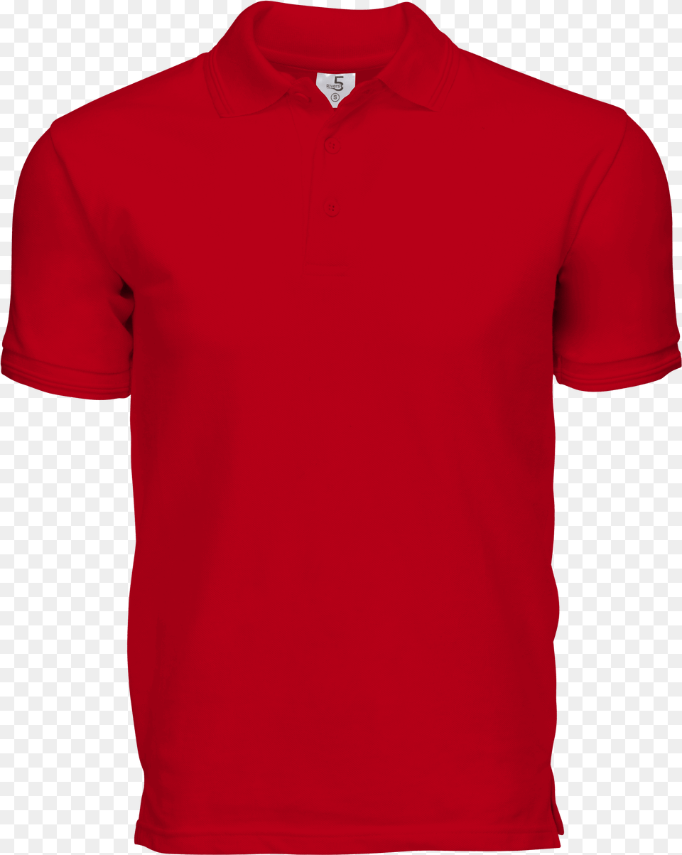 Red Golf Shirt Red Polo Shirt Gildan, Clothing, T-shirt Png
