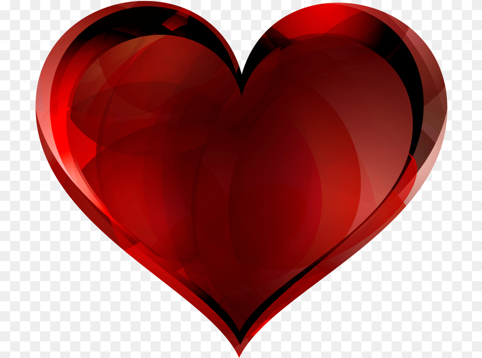 Red Gradient Heart Free Png