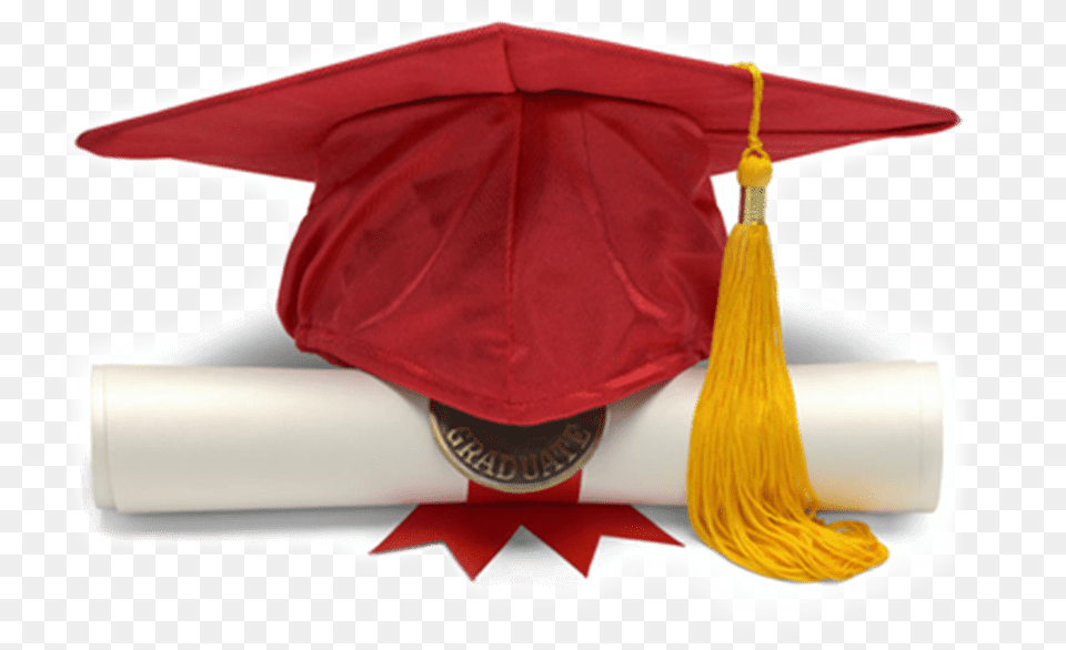 Red Graduation Cap Download, People, Person, Text Png Image