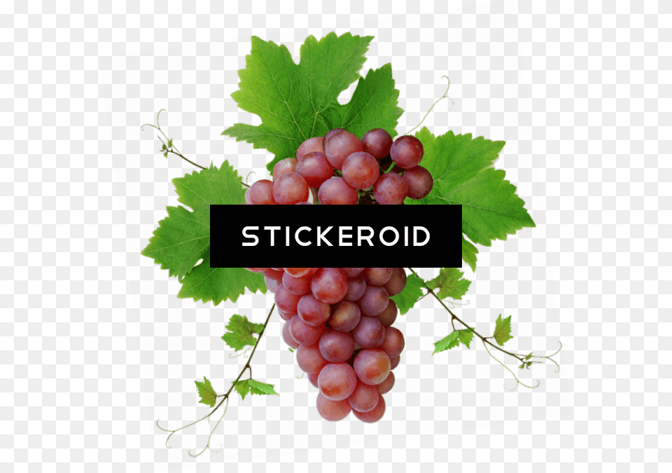 Red Grape With Red Grapes, Food, Fruit, Plant, Produce Png Image