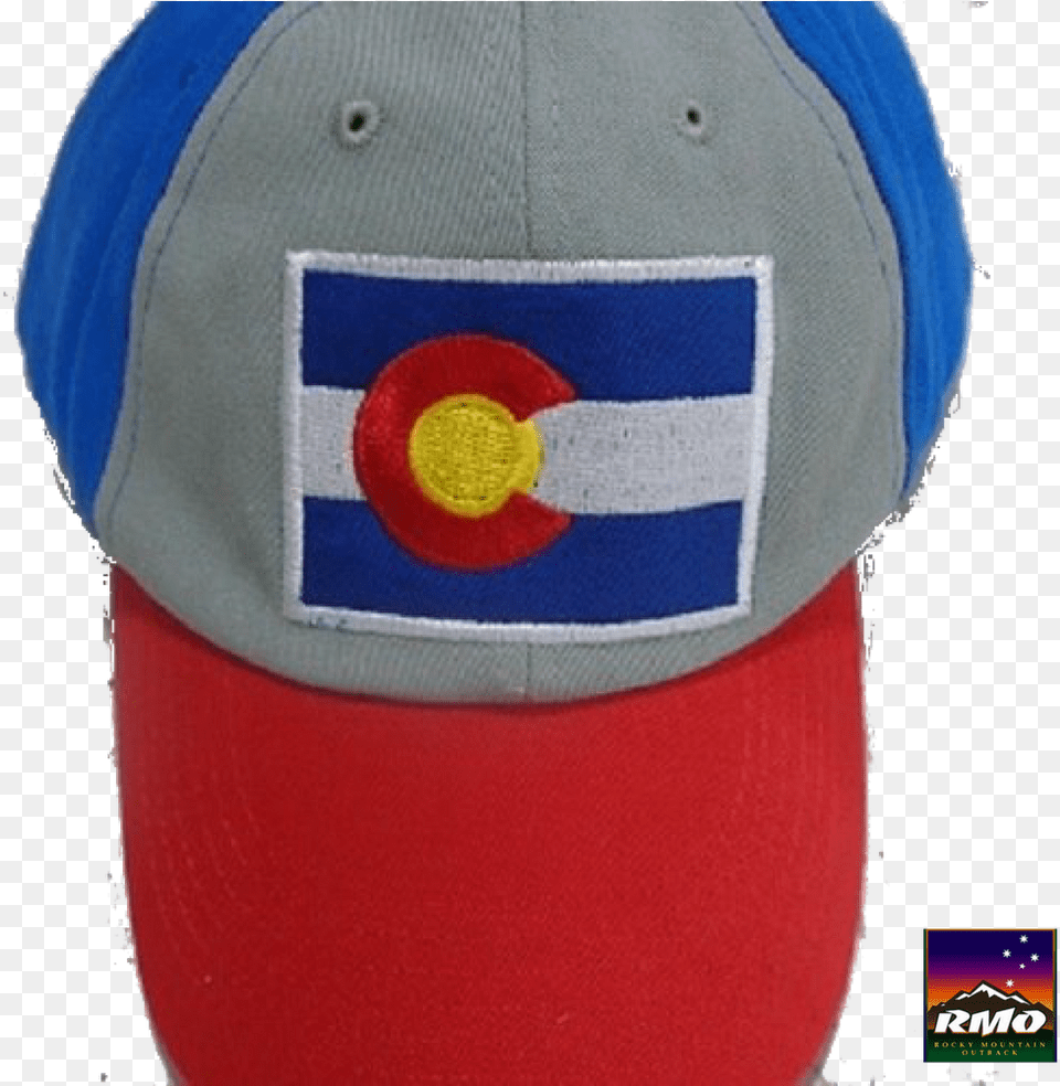 Red Grey And Blue Colorado Logo Hat Baseball Cap, Baseball Cap, Clothing Png Image