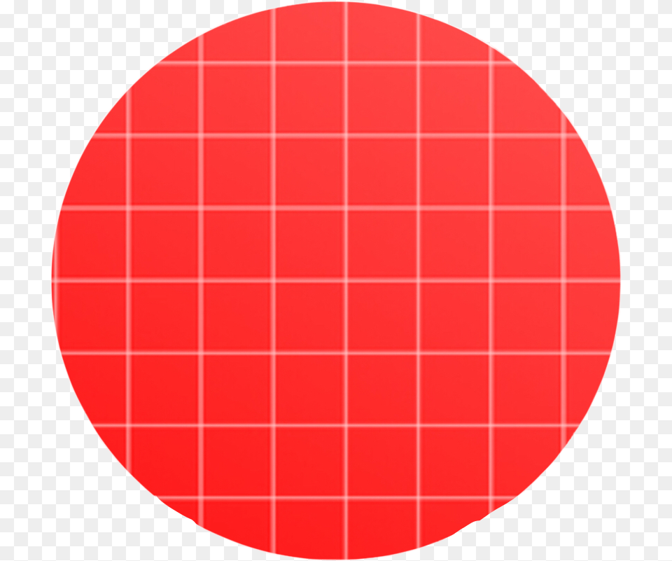 Red Grid Redgrid Aesthetic Vsco Freetoedit Grid Circle Aesthetic Red, Sphere Free Png Download