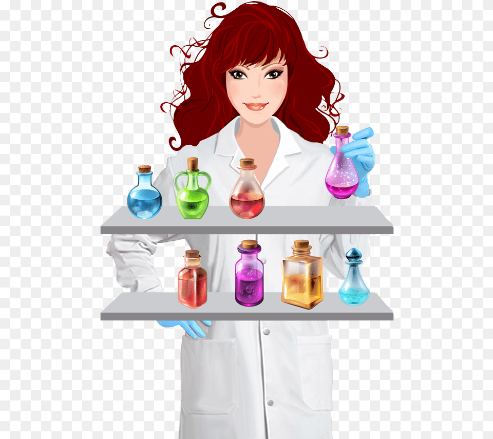 Red Hair, Adult, Person, Lab Coat, Lab Free Transparent Png