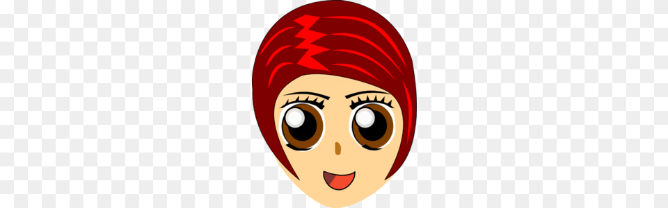 Red Hair Girl Clip Art, Cap, Clothing, Hat, Person Free Png Download