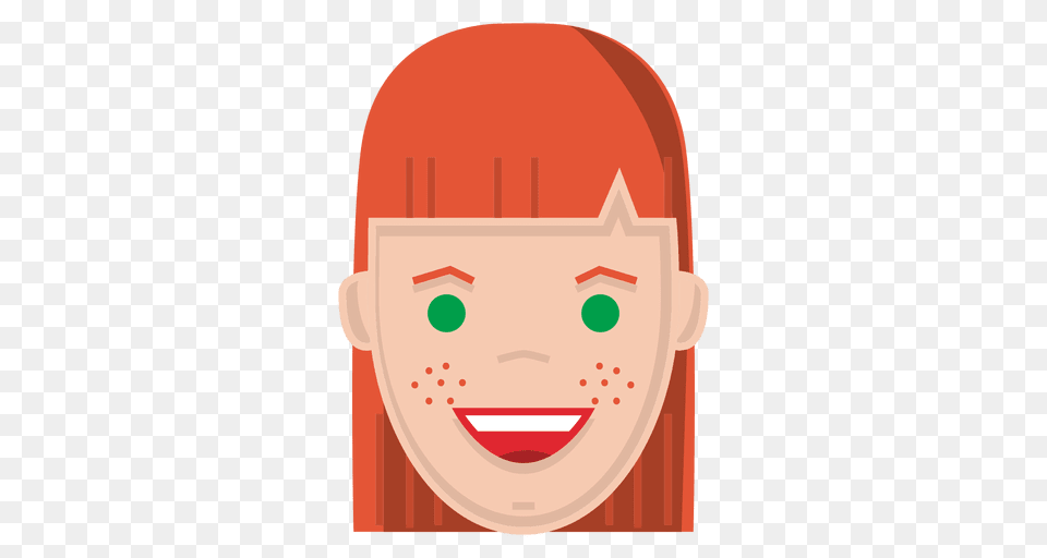 Red Hair Happy Freckles, Photography, Face, Head, Person Png Image