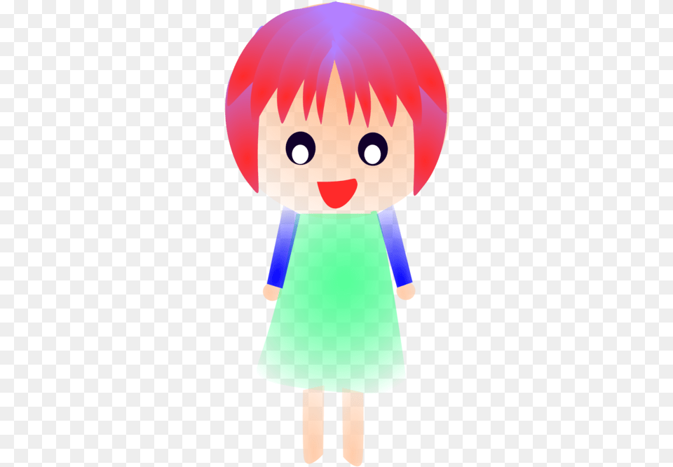 Red Hair Nose Human Hair Color Cartoon, Baby, Person, Doll, Face Png