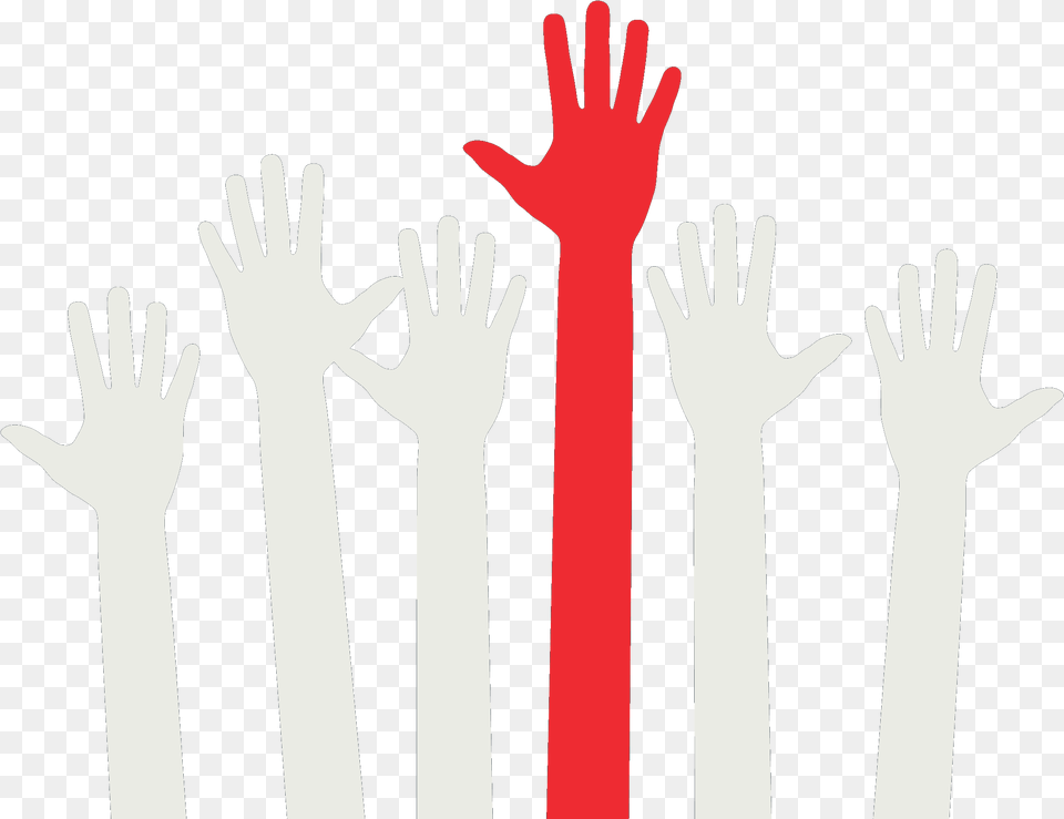 Red Hand, Person Free Png