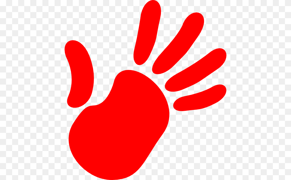 Red Hand Clip Art, Clothing, Glove, Food, Ketchup Free Png Download
