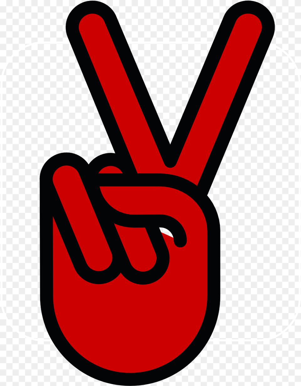 Red Hand Peace Sign, Dynamite, Weapon, Logo, Light Free Transparent Png