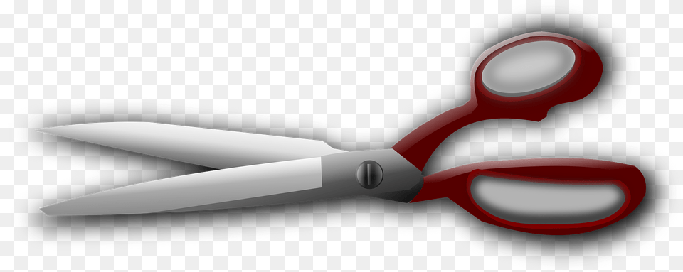 Red Handled Scissors Clipart, Blade, Shears, Weapon, Smoke Pipe Free Png Download