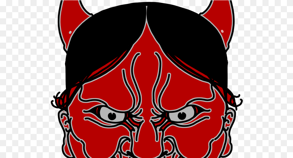 Red Hannya 2 Dark Eyes, Head, Person, Face, Baby Png Image