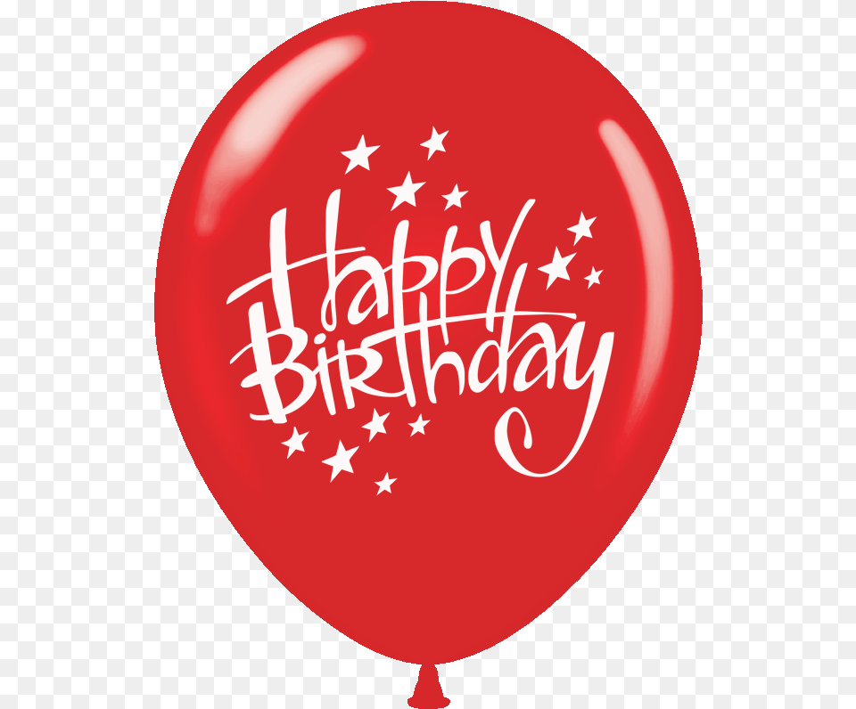 Red Happy Birthday Balloon Free Transparent Png