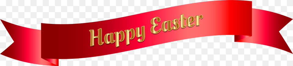 Red Happy Easter Banner Clip Art Signage, Text, Sash Png Image