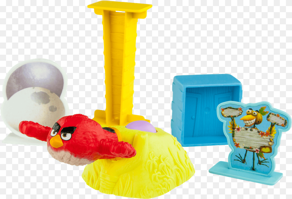 Red Happy Meal Angry Birds Toys, Toy Free Png