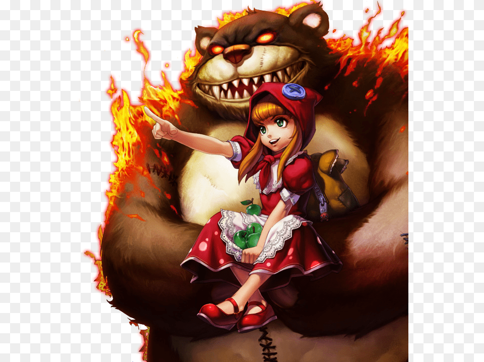 Red Hat Annie With Tibbers Skin, Book, Publication, Comics, Child Png Image