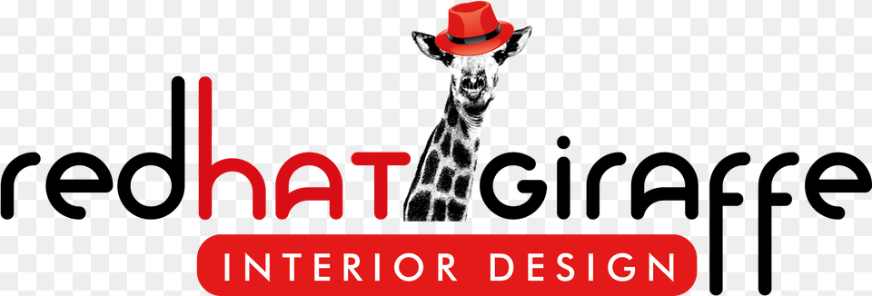 Red Hat Giraffe Logo Final 01 Giraffe, Clothing, Animal, Mammal, Wildlife Free Transparent Png