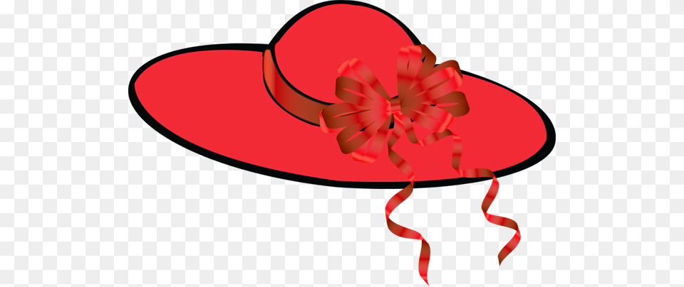 Red Hat Society Day Clip Art Ladies Hat, Clothing, Cowboy Hat, Sun Hat, Dynamite Free Png Download