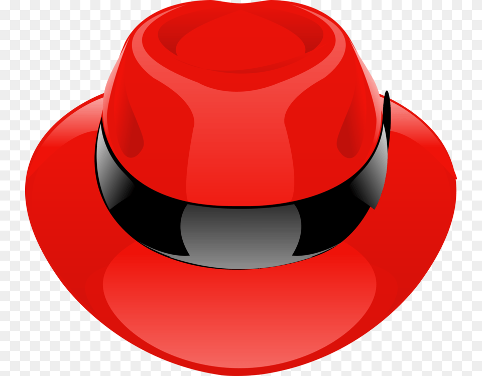 Red Hat Software Red Hat Enterprise Linux Fedora Computer Icons, Clothing, Sun Hat, Cowboy Hat, Food Png