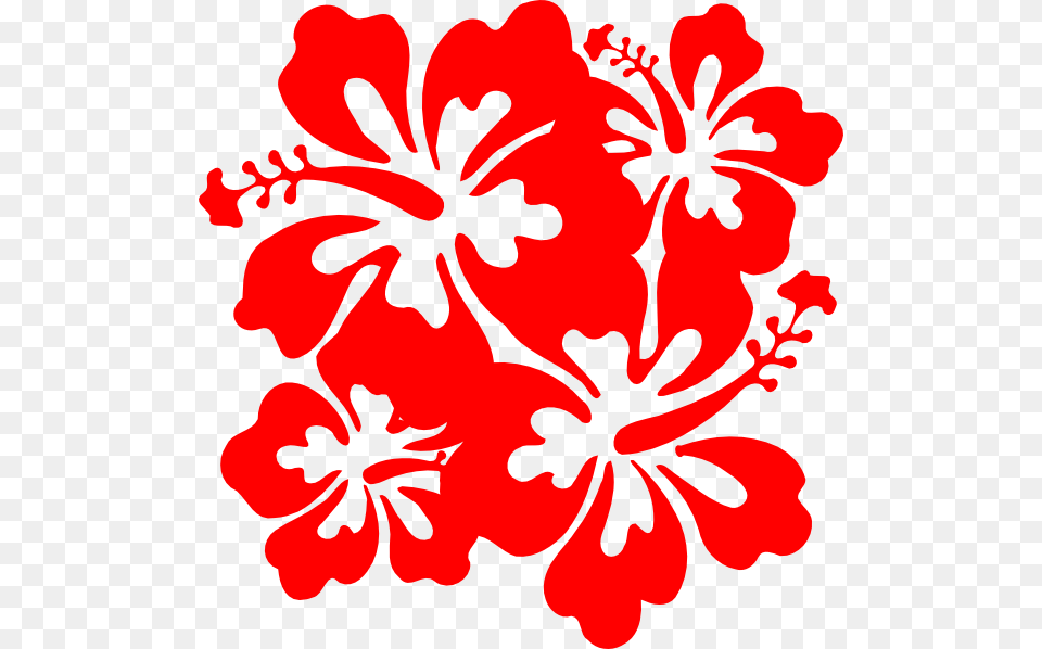 Red Hawaiian Flower Red Flower Clipart Hibiscus Pencil, Plant, Food, Ketchup Free Transparent Png