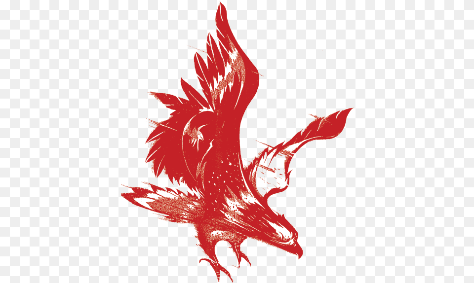 Red Hawk Golf Club Red Hawk Bird Logo, Dragon Free Png Download