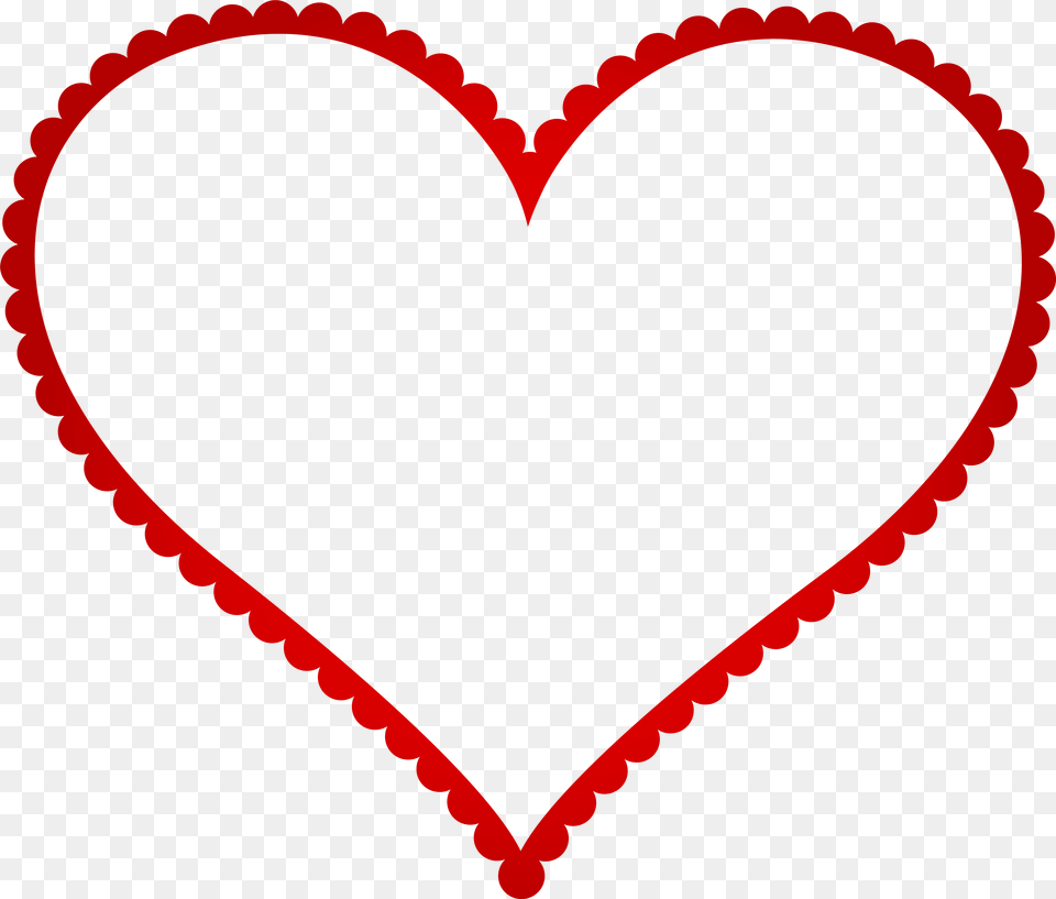 Red Heart Border Frame Transparent Clip Art, Person Free Png